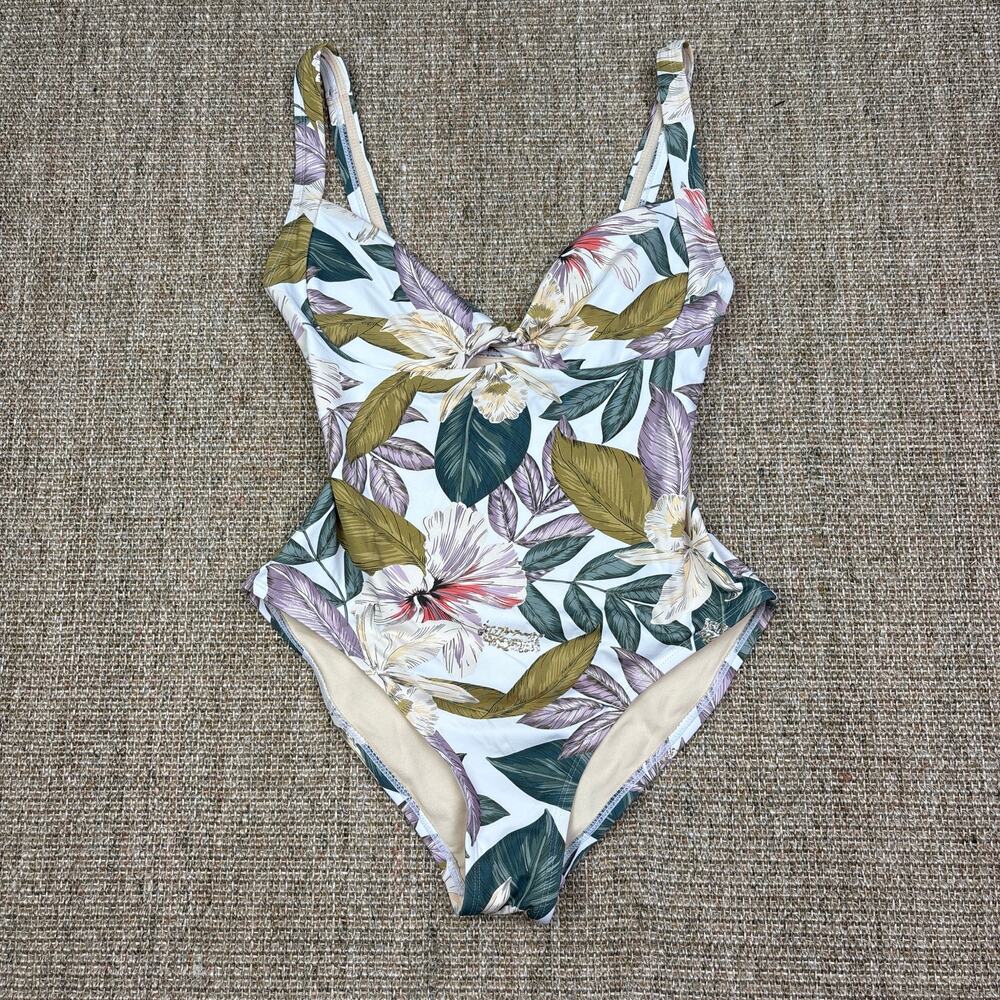 🌺 VICI Swim | Size Small | Tropical Floral One Piece Swimsuit